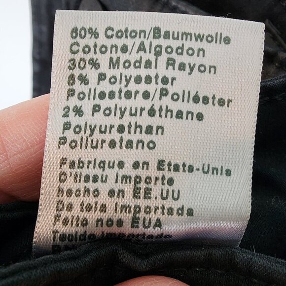 Adriano Goldschmied Farrah High Rise Skinny Ankle Coated Faux Leather Pants 27 - Picture 7 of 10